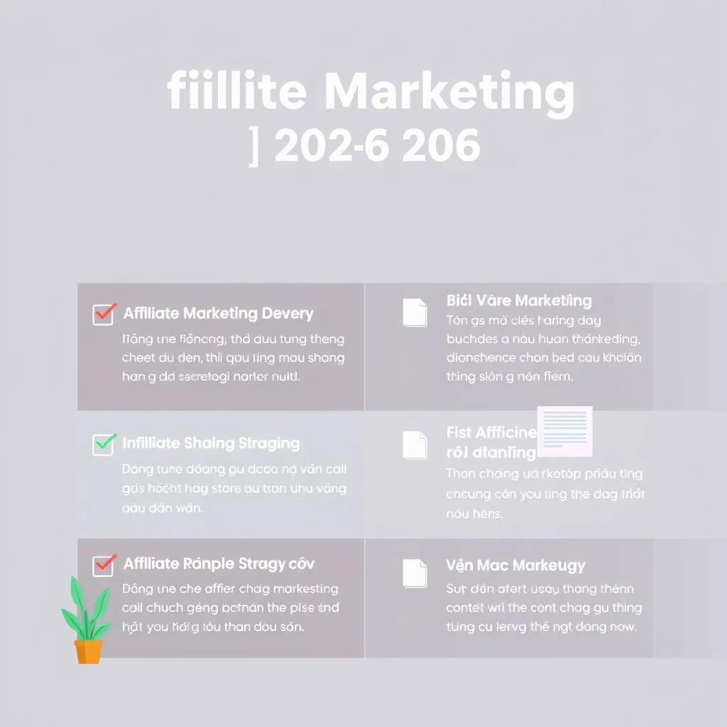 Affiliate Marketing Strategy 2026: Checklist Hoàn Chỉnh Cho Thương Hiệu Việt